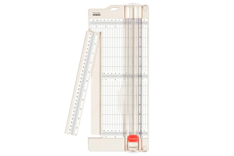 Bira Craft Paper Trimmer and Scorer with Swing-Out Arm, 12" x 4.5" Base, Craft Trimmer, Trim and Score Board, for Coupons Craft Paper and Photos - Image 1